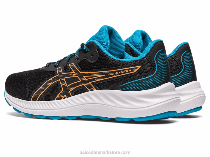 Asicsgel-excite 9 klasse skole 60Z44307 sort/sol fersken