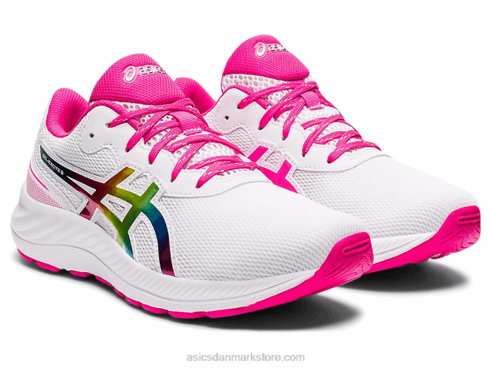 Asicsgel-excite 9 klasse skole 60Z44462 hvid/pink glo