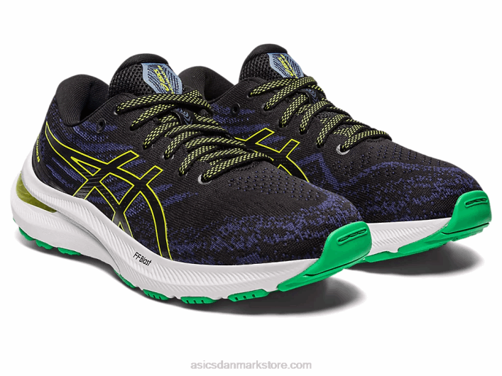 Asicsgel-kayano 29 klasse skole 60Z44291 sort/limeskal
