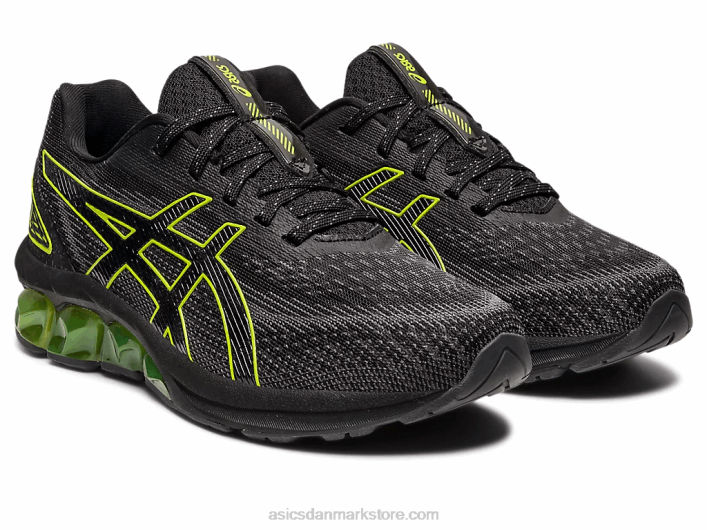Asicsgel-quantum 180 vii folkeskole 60Z44300 sort/neon lime