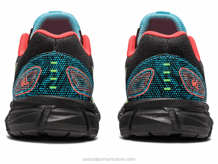 Asicsgel-quantum lyte ii førskole 60Z44295 sort/grøn gekko