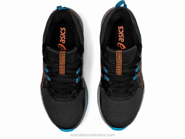Asicsgel-venture 8 klasse skole 60Z44496 sort/morgenfrue orange