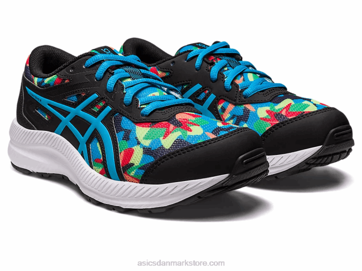 Asicskæmpe 8 klasse skole 60Z44256 sort/øblå