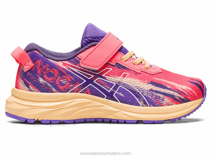 Asicsfør noosa tri 13 førskole 60Z44279 flammende koral/hvid