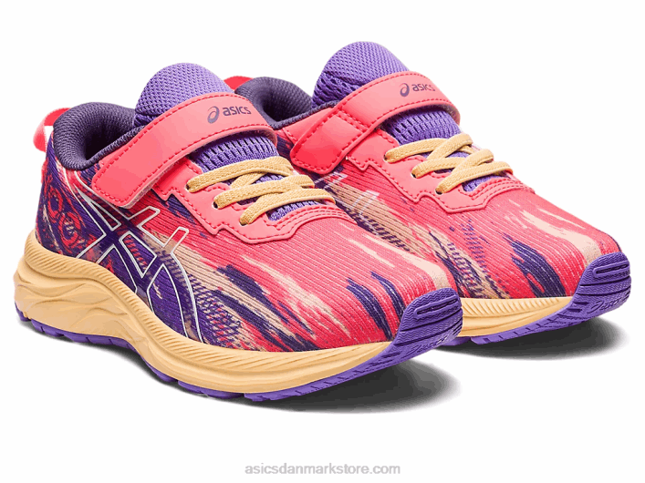Asicsfør noosa tri 13 førskole 60Z44279 flammende koral/hvid