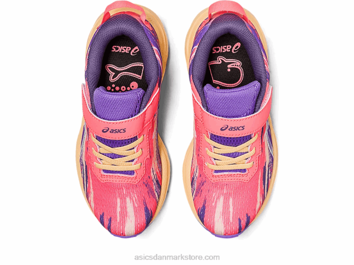 Asicsfør noosa tri 13 førskole 60Z44279 flammende koral/hvid