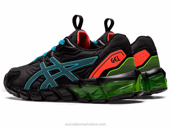 Asicsgel-quantum 90 3 førskole 60Z44386 sort/akvarie