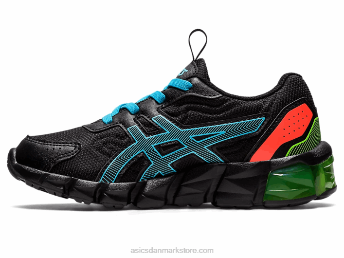 Asicsgel-quantum 90 3 førskole 60Z44386 sort/akvarie