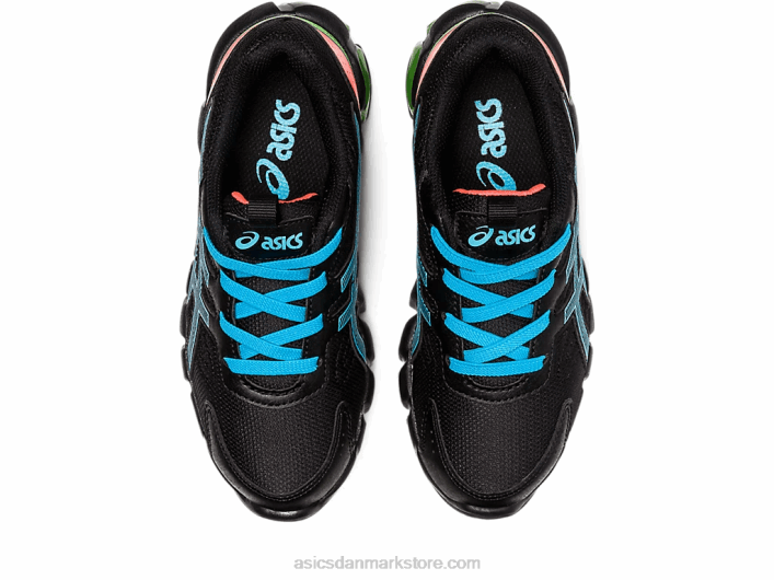 Asicsgel-quantum 90 3 førskole 60Z44386 sort/akvarie