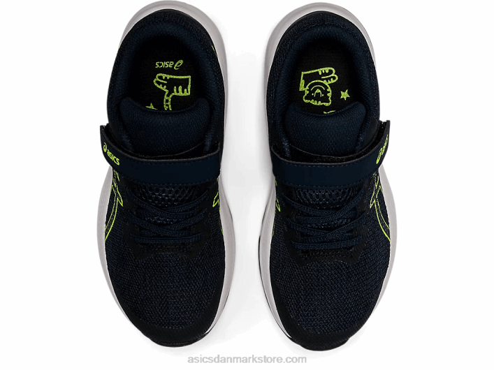 Asicsgt-1000 11 førskole 60Z44457 fransk blå/hazard grøn