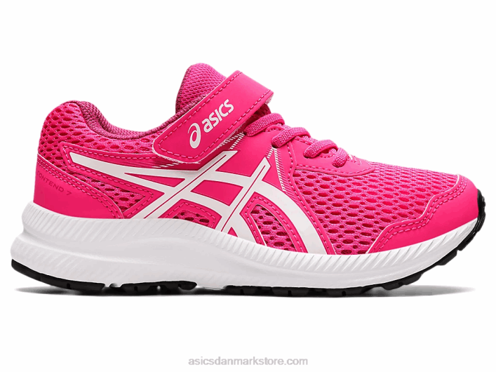 Asicskæmpe 7 førskole 60Z44467 pink glo/hvid