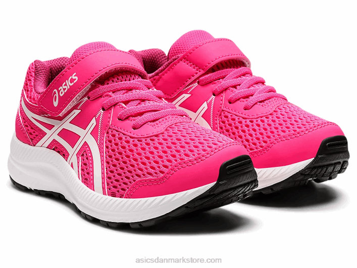 Asicskæmpe 7 førskole 60Z44467 pink glo/hvid