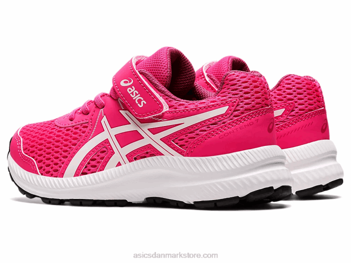 Asicskæmpe 7 førskole 60Z44467 pink glo/hvid