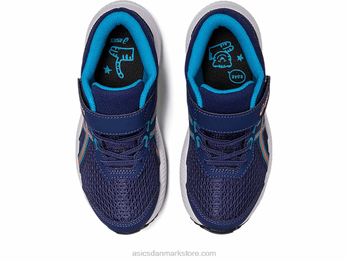 Asicskæmpe 8 førskole 60Z44252 indigo blå/sol fersken