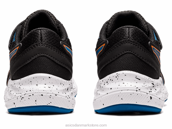 Asicspre excite 8 førskole 60Z44532 sort/morgenfrue orange