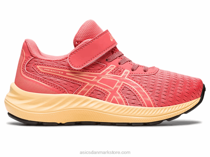 Asicspre excite 9 førskole 60Z44284 papaya/sommerklit