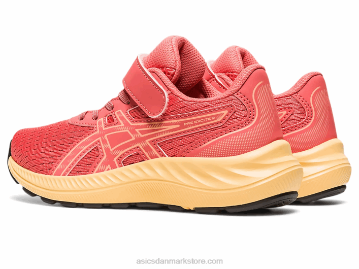 Asicspre excite 9 førskole 60Z44284 papaya/sommerklit
