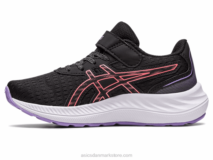 Asicspre excite 9 førskole 60Z44289 sort/papaya