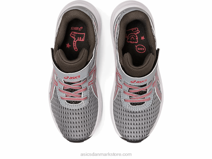 Asicspre excite 9 førskole 60Z44298 pladesten/elektrisk rød