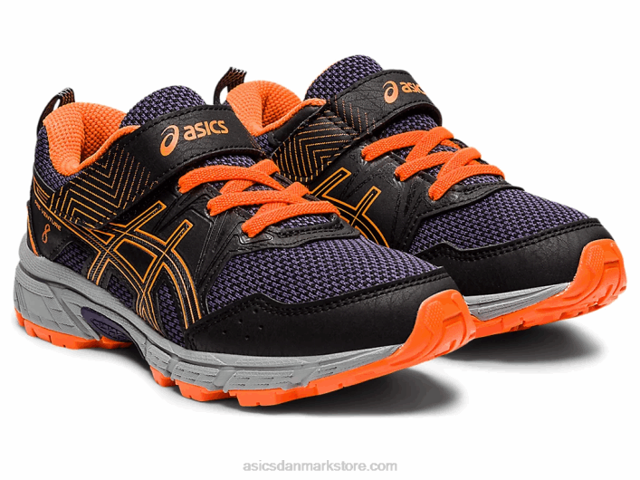 Asicspre venture 8 førskole 60Z44488 sort/chokerende orange
