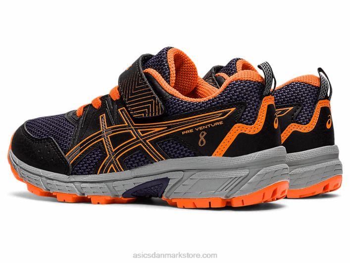 Asicspre venture 8 førskole 60Z44488 sort/chokerende orange
