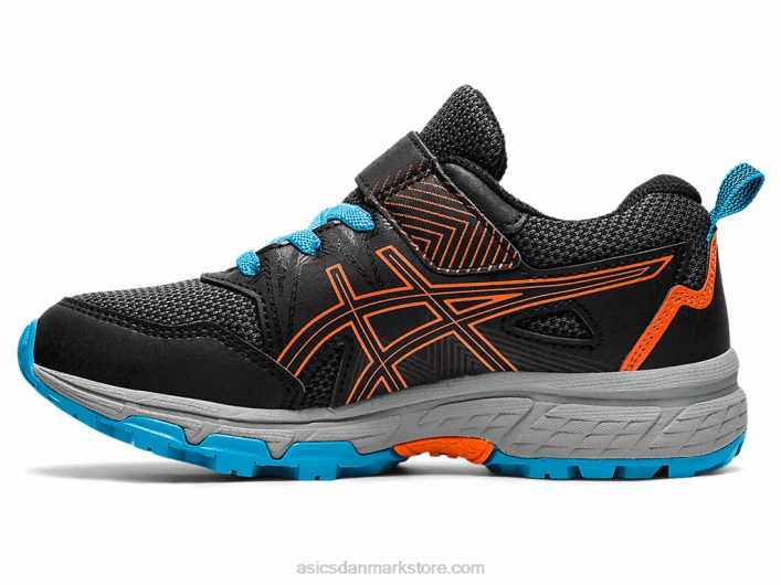 Asicspre venture 8 førskole 60Z44502 sort/morgenfrue orange