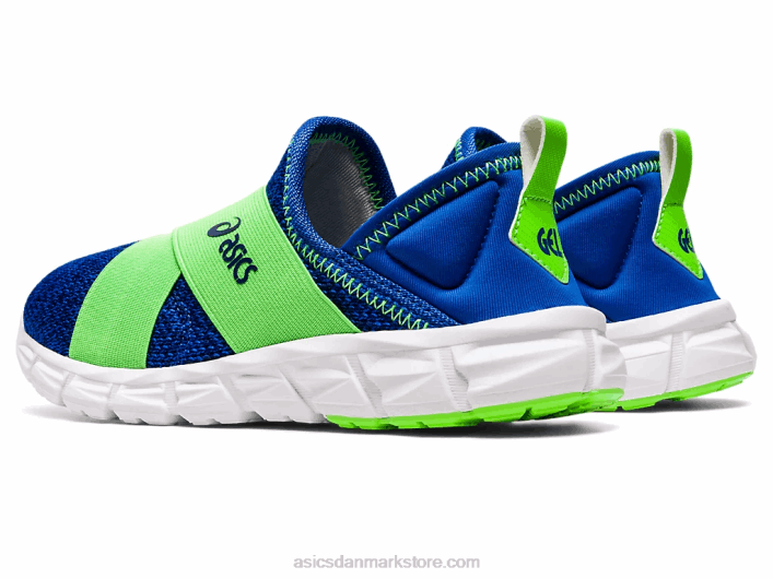 Asicsquantum lyte slip-on førskole 60Z44437 illusion blå/grøn gekko