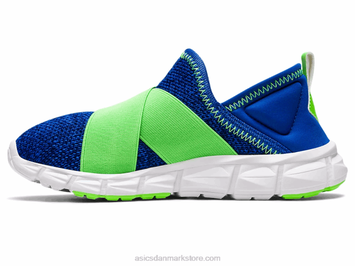 Asicsquantum lyte slip-on førskole 60Z44437 illusion blå/grøn gekko