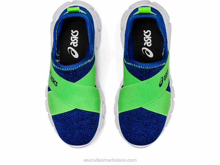 Asicsquantum lyte slip-on førskole 60Z44437 illusion blå/grøn gekko