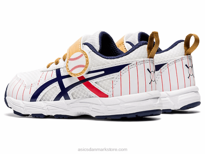 Asicsbestride 6 småbørnsstørrelse 60Z44555 hvid/peacoat