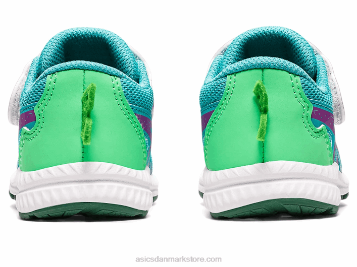 Asicskæmpe 8 småbørnsstørrelse skolegård 60Z44411 havglas/orkidé