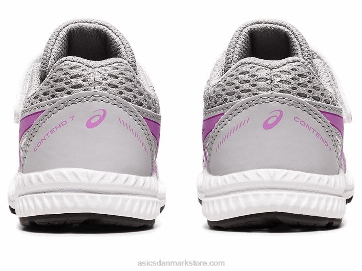 Asicskæmper med 7 småbørnsstørrelse 60Z44387 piemontegrå/lavendel glød