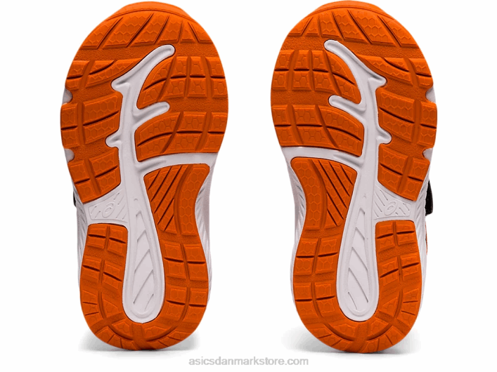 Asicskæmper med 7 småbørnsstørrelse 60Z44521 habanero/sort