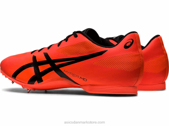 Asicshyper md 7 60Z42095 solopgang rød/sort