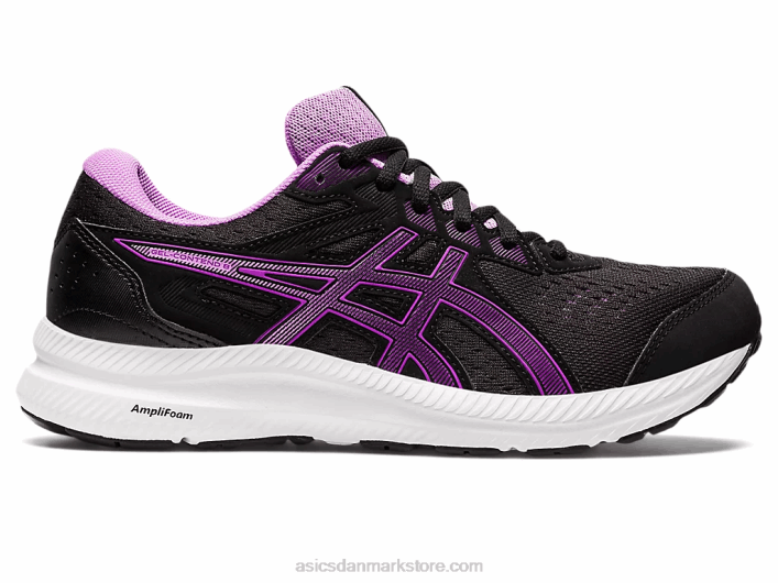 Asicsgel-contend 8 60Z42683 sort/orkidé