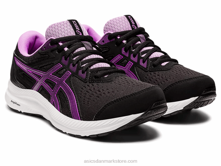 Asicsgel-contend 8 60Z42683 sort/orkidé