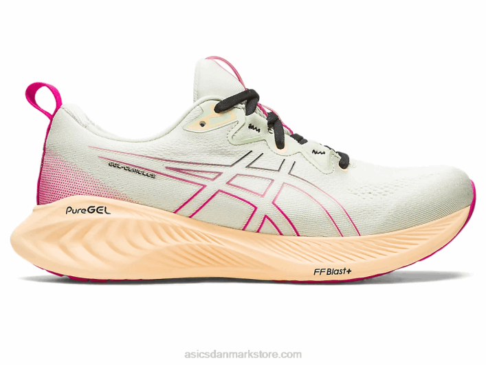 Asicsgel-cumulus 25 60Z42135 hviske grøn/pink rave