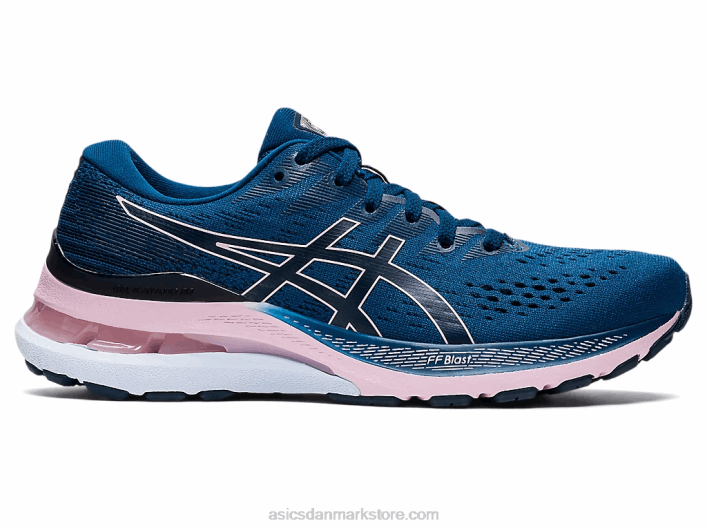 Asicsgel-kayano 28 bred 60Z43553 mako blå/knapt rosenrød