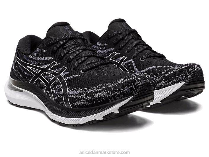 Asicsgel-kayano 29 bred 60Z43131 sort hvid