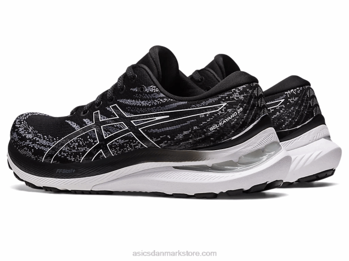 Asicsgel-kayano 29 bred 60Z43131 sort hvid
