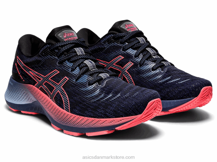 Asicsgel-kayano lite 2 60Z43861 tordenblå/flammende koral