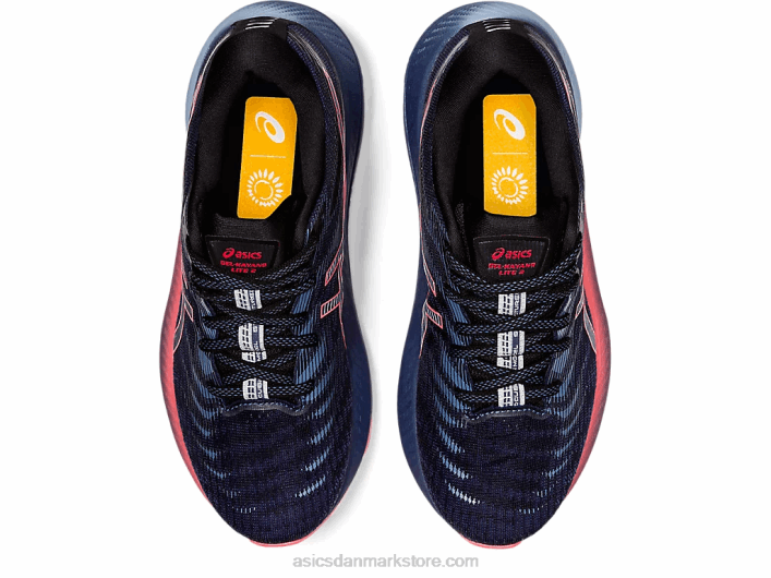 Asicsgel-kayano lite 2 60Z43861 tordenblå/flammende koral