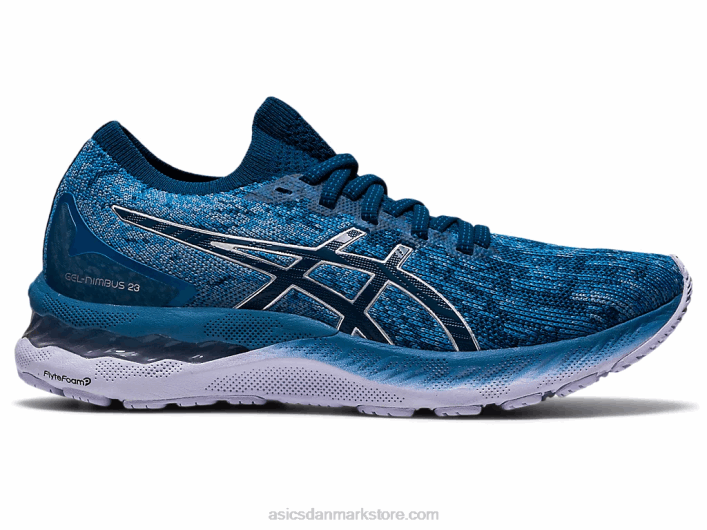 Asicsgel-nimbus 23 strik 60Z43922 grå tandtråd/mako blå