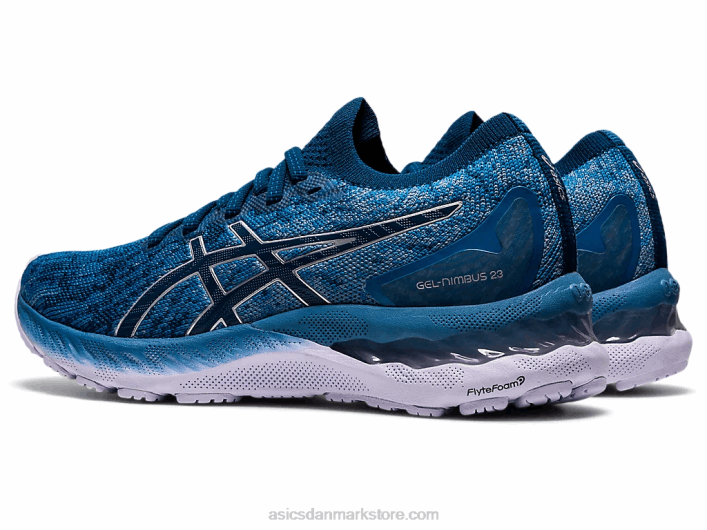 Asicsgel-nimbus 23 strik 60Z43922 grå tandtråd/mako blå