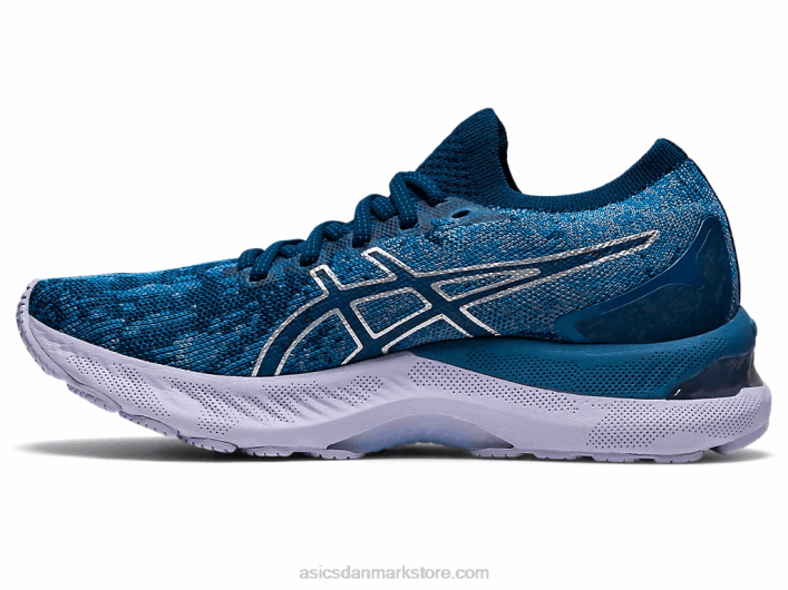 Asicsgel-nimbus 23 strik 60Z43922 grå tandtråd/mako blå