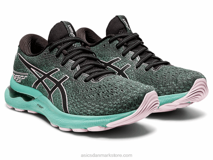Asicsgel-nimbus 24 60Z43550 sort/knap rosenrød