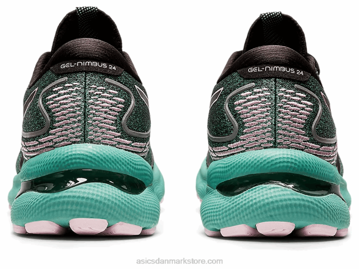 Asicsgel-nimbus 24 60Z43550 sort/knap rosenrød