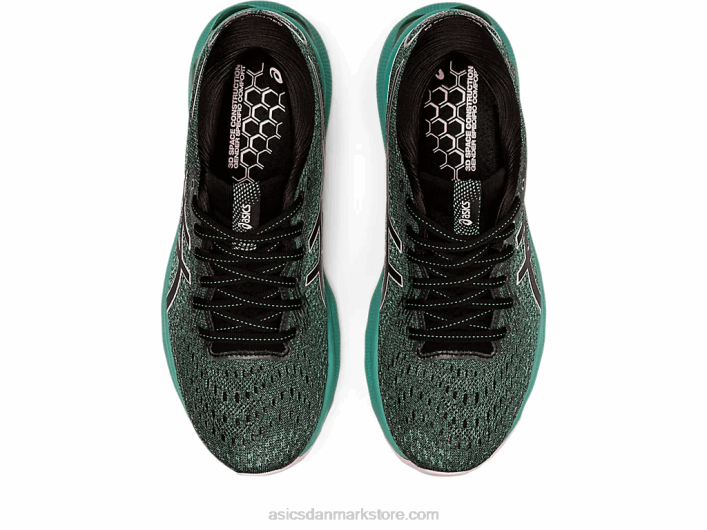 Asicsgel-nimbus 24 60Z43550 sort/knap rosenrød