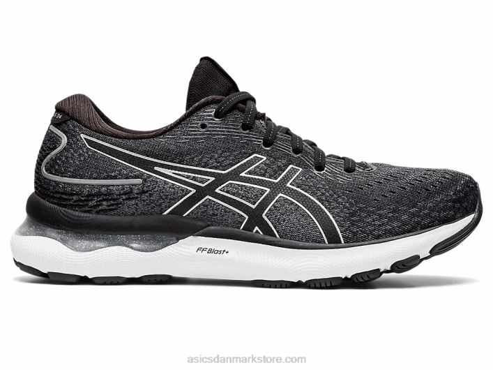 Asicsgel-nimbus 24 bred 60Z43426 sort/ren sølv