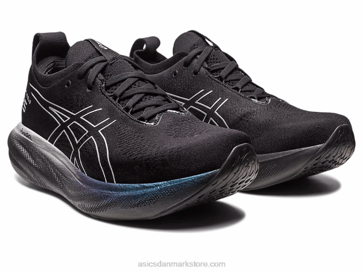 Asicsgel-nimbus 25 platin 60Z42379 sort/ren sølv